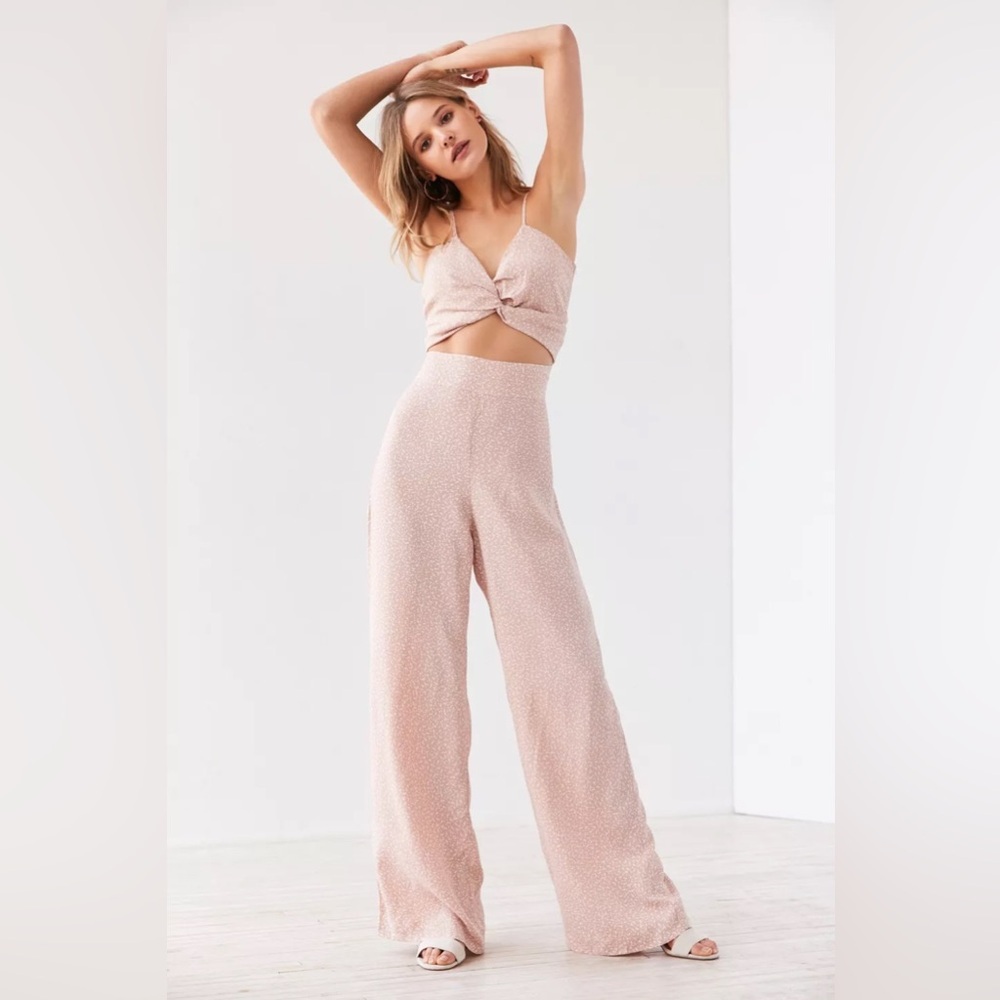 Flynn Skye Pink and Purple Floral Jumpsuit - Picture 3 of 11